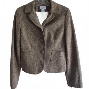 ANN TAYLOR LOFT - Wool/Silk Cropped Blazer, Size 2